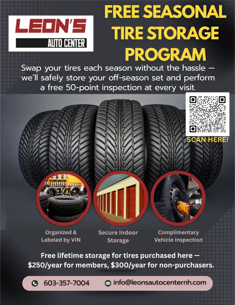 Free Seasonal Tire Storage 